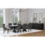 1pc moderne capitonné à oreilles courbé à dossier demi-tonneau doux capitonnage bouton garniture cloutée pieds effilés Pirelli sangle chaise salle à manger salle à manger meubles de cuisine-914234036-914234034