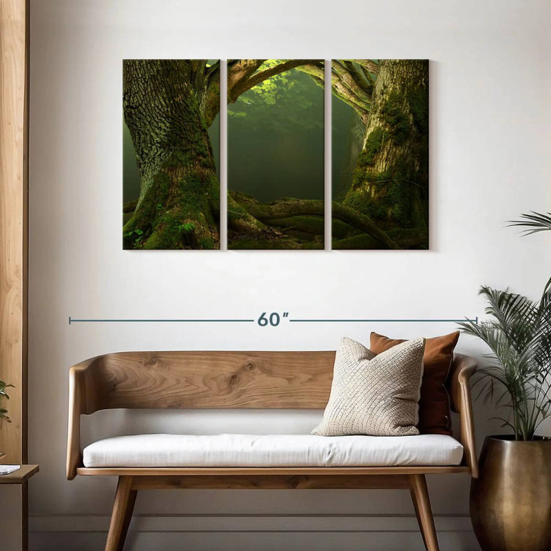 Harnek Mossy Trees, 28" H x 45" W