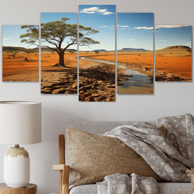 Paysage Australie Outback Spectrum I - Décoration murale Paysages - 5 panneaux