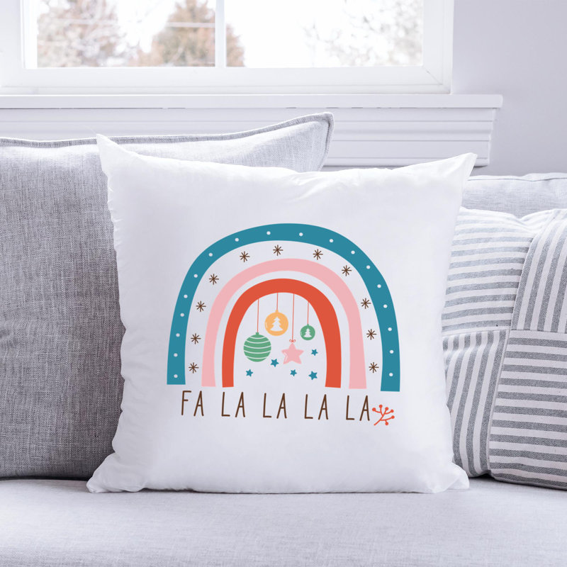 Coussin ChristmasRainbow-06, 20 po x 20 po