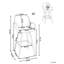 CASMALIA Upholstered Bar Stool with Steel Frame-1480871259