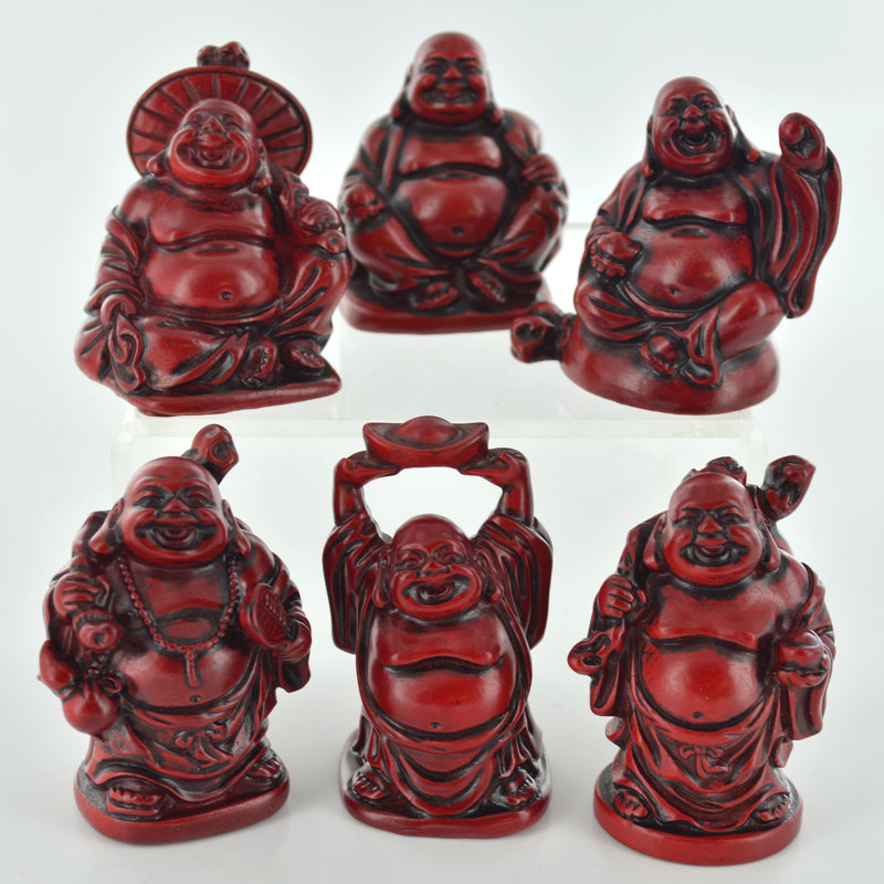 Buddhas Strock 6 Pieces Figurine Set