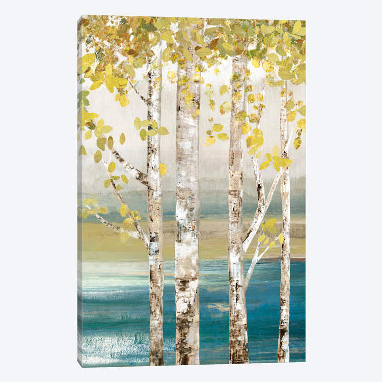 «Down by The River III», reproduction sur toile, H 26 po x l 18 po x P 1,5 po, Toile tendue, Pas de tapis