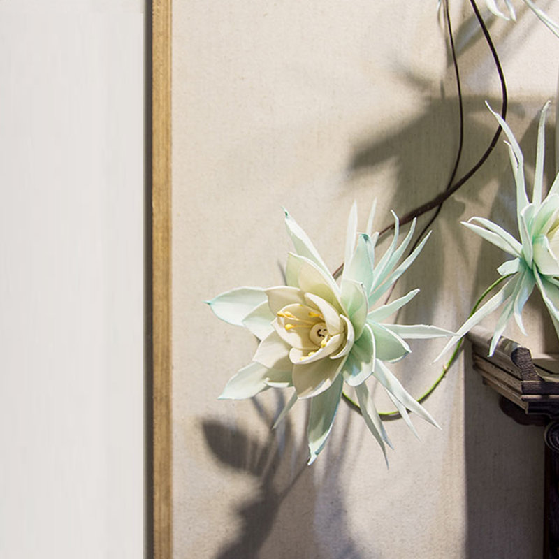 Modern floral wall decor