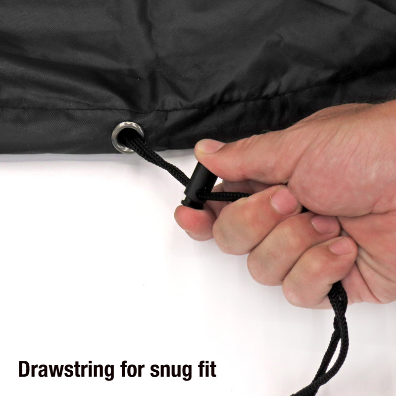 76" Black Waterproof Polyester Outdoor Furniture Cover