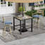 Tabouret de bar rotatif en aluminium avec coussin Sunbrella 28,7 po Taleah-1235460806