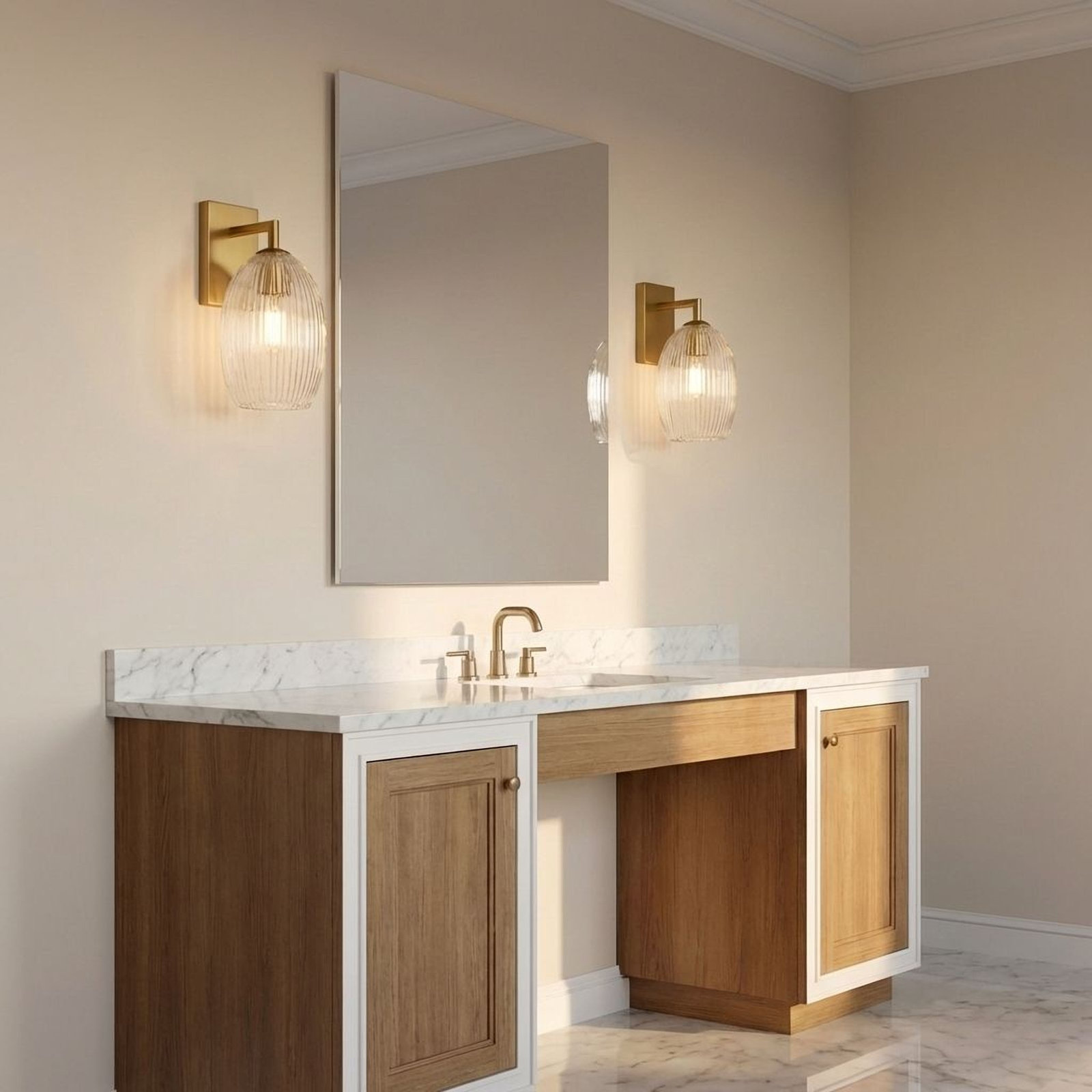 Wilmont Single Light Armed Sconce, Burnished Brass
