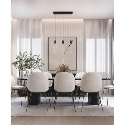Lustre en cristal 3 lumières Korman