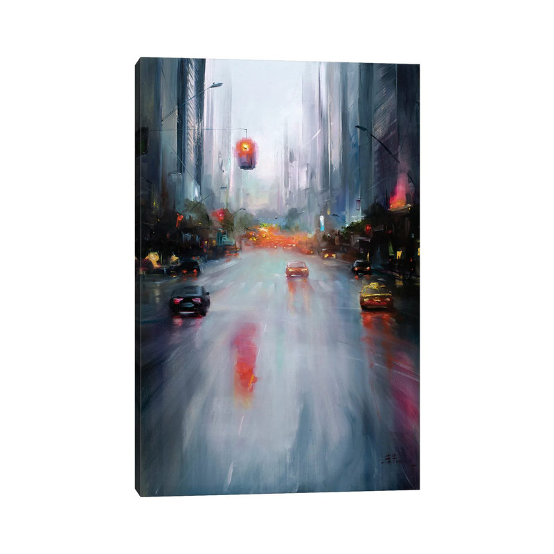 Rainy Day by Bozhena Fuchs - Gallery-Wrapped Canvas Giclée on Canvas, Wrapped Canvas, 101.6 cm H x 66.04 cm W