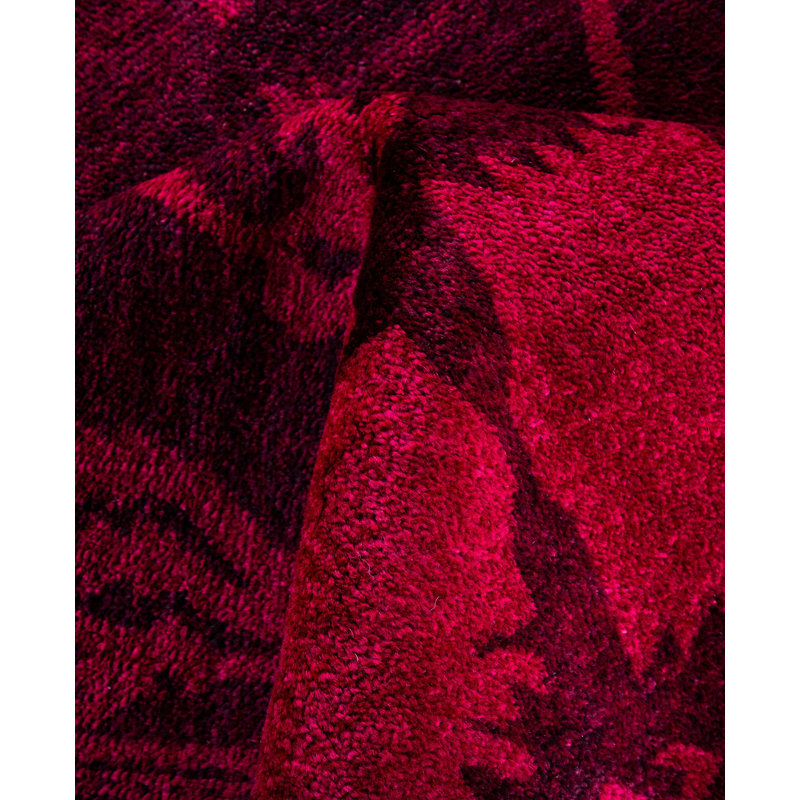 Overdyed One-of-a-Kind 6' 1" X 9' 5" Hand Knotted Area Rug