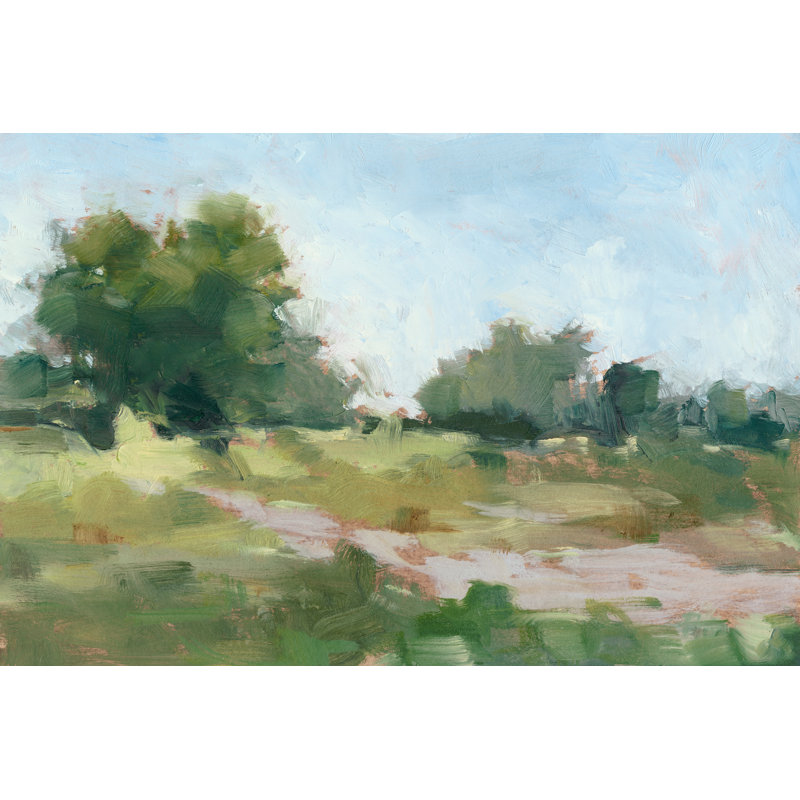 «Beaten Path I» par Ethan Harper - reproduction d'art sur toile tendue, H 8 po x l 12 po, Toile encadrée noire, Non