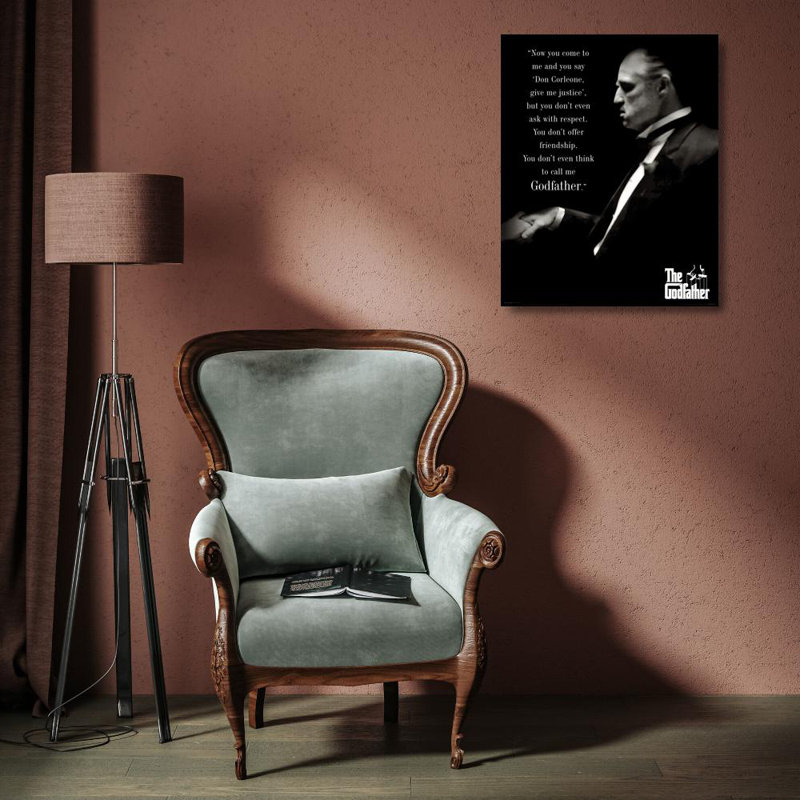 The Godfather Respect, 18" H x 14" W