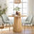 Caetano Unfinished Metal and Manufactured Wood Side Chair-1267053964