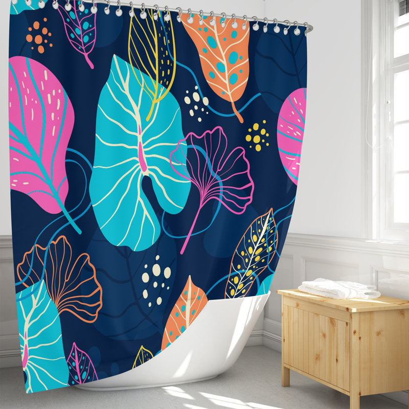 Rideau de douche Floral, H 83,00 po x l 70,00 po
