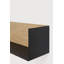 U Oak Solid Wood Accent Shelf-35994753-35994751