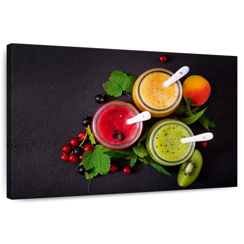 Yarlin Assorted Fruit Smoothies, 32" H x 48" W