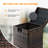 33 Gallon Outdoor Rattan Trash Can