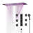 Faenza Matte Black LED Smart Shower Remote Controlled Thermostatic System