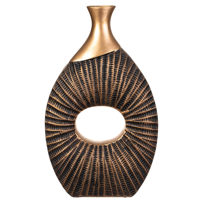 19-inch Farmhouse Vase - Decorative Piece For Boho Kitchen, Bedroom Table, Home Office, Living Room Or Shelf  Decor - Large Vase For Console, Coffee Table, And Entryway Centerpieces