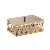 New York Gold Bathroom Storage Container