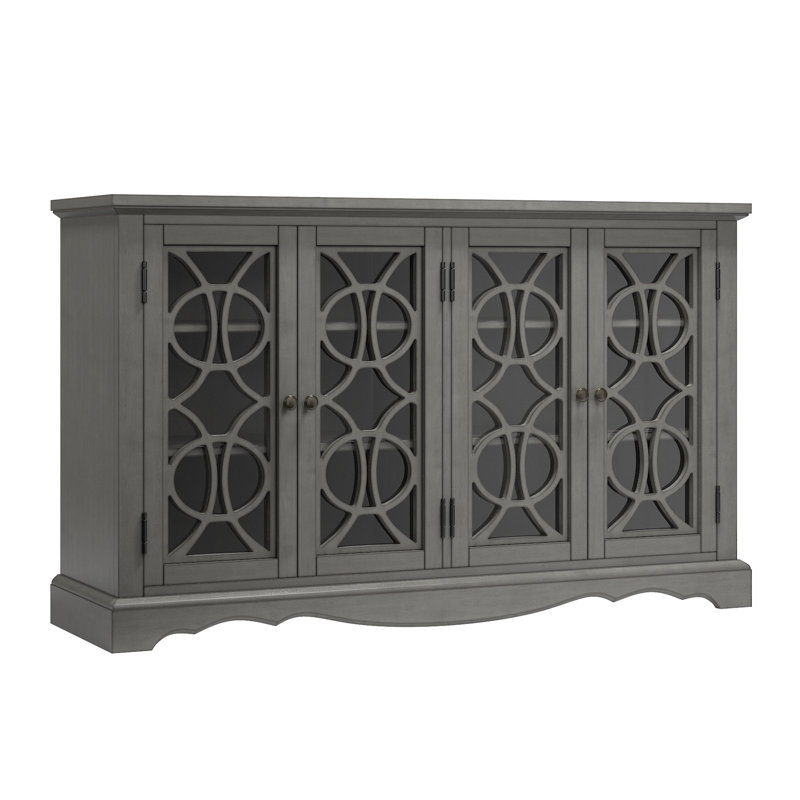 Adeodato 60'' Console Table, Antique Gray