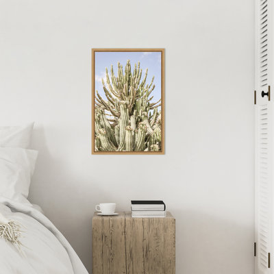 «Cactus Forest» par Marilis, reproduction d'art sur toile encadrée