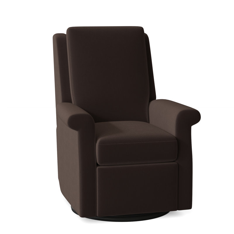 Fauteuil inclinable en cuir véritable Greek Key, Perle 1181, Manuel, Fauteuil oscillant pivotant