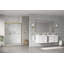 Miroir mural rectangulaire en aluminium
