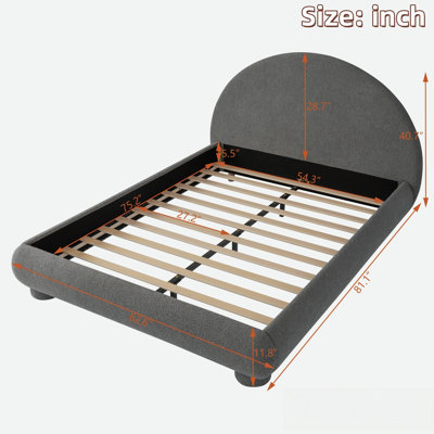 Lit plateforme Boucle