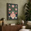 Floral Arrangement with Cat Scandinavian 1 Piece Wrapped Canvas Wall Art-466707680-466707683