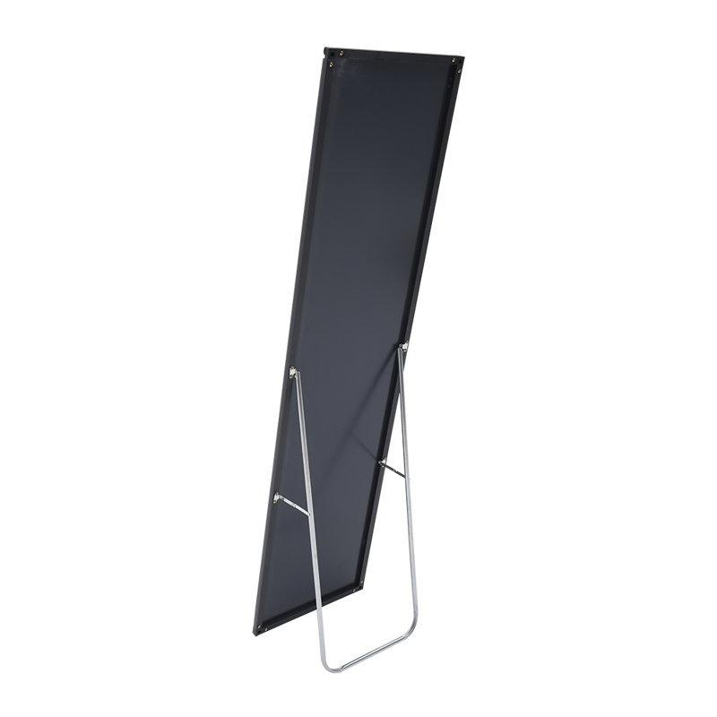 Modern Slim Frame Full Length Dressing Mirror, Black