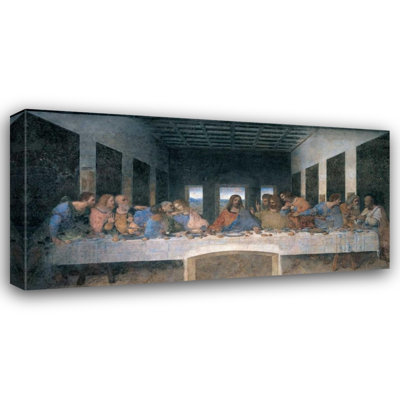 ArtDirect da Vinci, Leonardo Gallery Wrapped Canvas Art Titled: L ultima cena