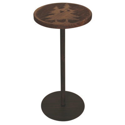 Charnley Solid Wood Top End Table
