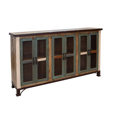 Buffet antique multicolore