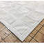 Tapis géométrique moderne en peau de vache gris et beige-1895422117