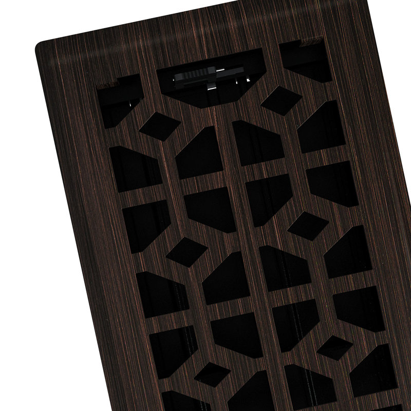 Imperial 4'' W Floor Vent Cover, 4" W x 10" L, Bronze Age