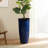30"H Set of 2 Oversized Gradient Cobalt Faux Ceramic Tall Plastic Planter-1155637908-1155637909