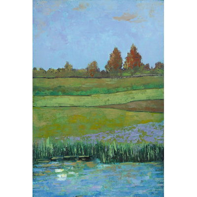 Impressionist Meadow II 1 Piece Wrapped Canvas Painting