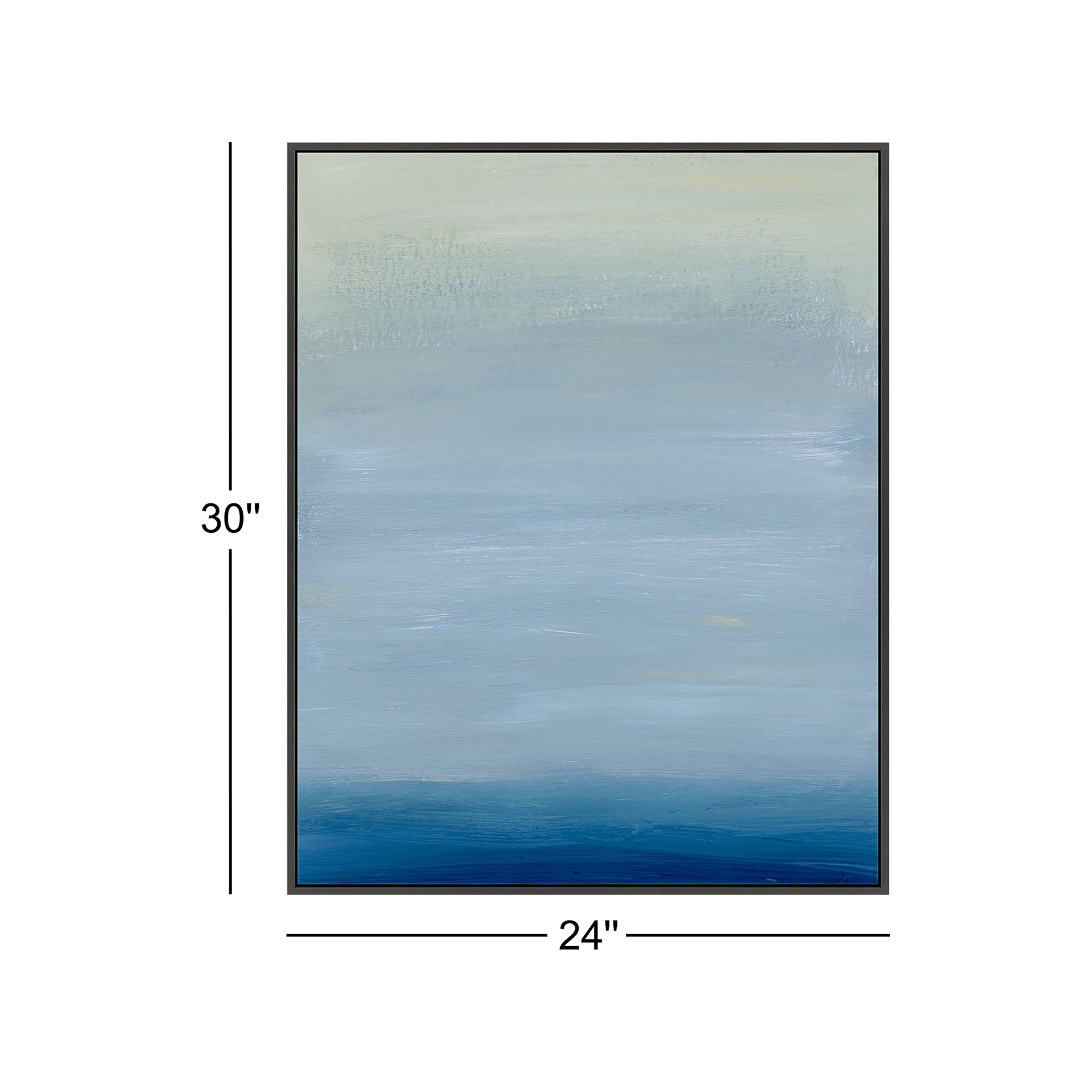 Daydream 2 by Andrea Stokes, 30" H x 24" W x 1.25" D, Black Framed Canvas