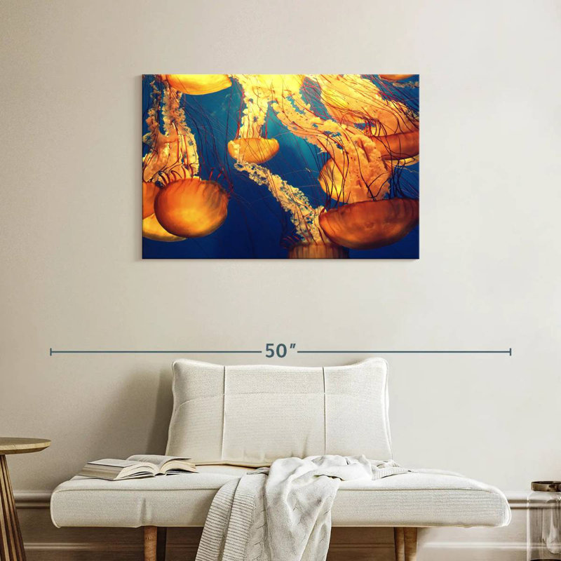 Brampt Jellyfish Bloom, 24" H x 36" W