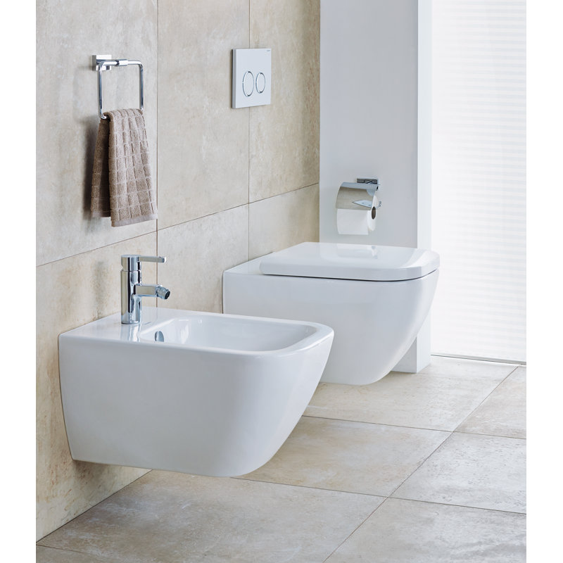 Happy D.2 Dual Flush Elongated Toilet Bowl (Seat Not Included)
