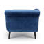 Chaise longue avec accoudoirs à volutes