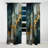 Cayer - Abstract Marble Marble Blackout Curtain - 1 Panels-95024118