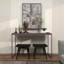 Buste brun en polystone