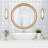 Ashwina Wood Round Wall Mirror-1101545816
