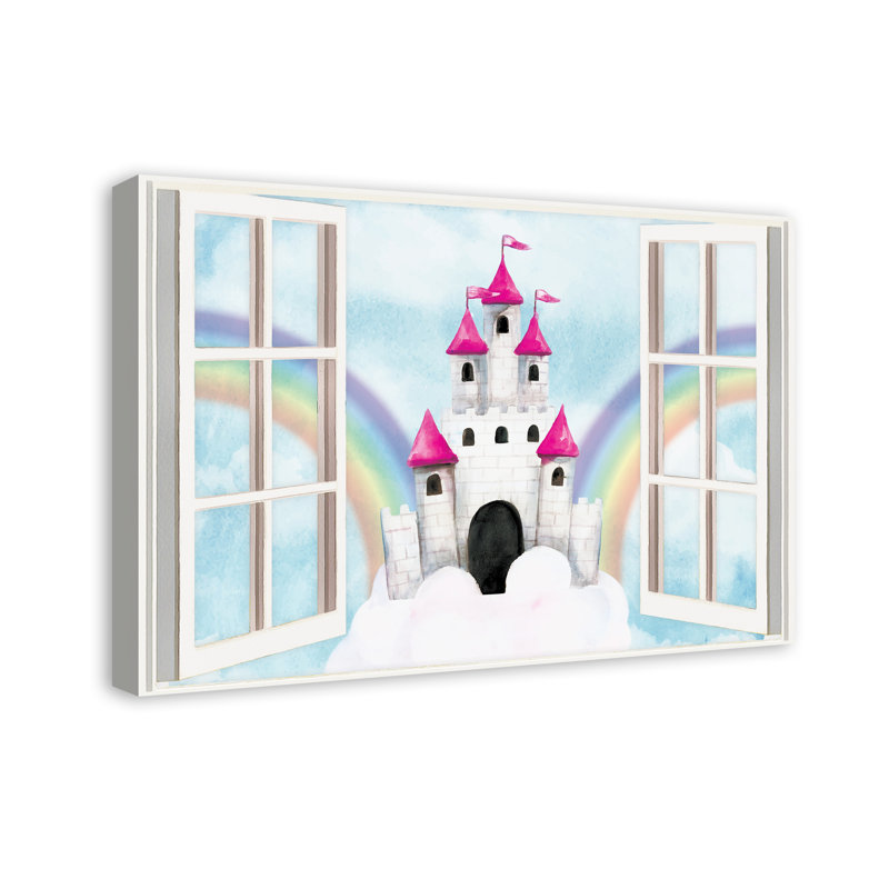 Art sur toile, fenêtre de Karly, H 20 po x l 30 po x P 1,25 po