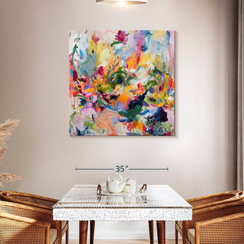 Avery In The Springtime, 39" H x 39" W