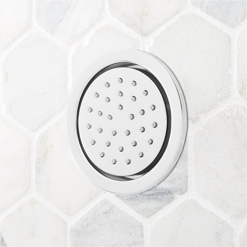 Round Flush-Mount Swivel Body Spray 2.5 GPM, Chrome