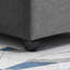 Storage In Grey Fabric With Movement Caster Wheels For Home And Office Practical Stylish