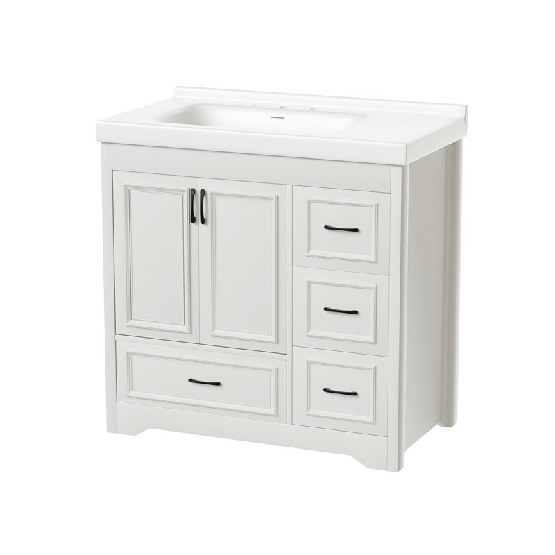 Lavabos rectangulaires pour lavabo de salle de bain 36 pouces, lavabos de salle de bain rectangulaires modernes, lavabos en céramique pour salle de bain en porcelaine blanche, l 36 po x P 20 po - lavabo seulement.